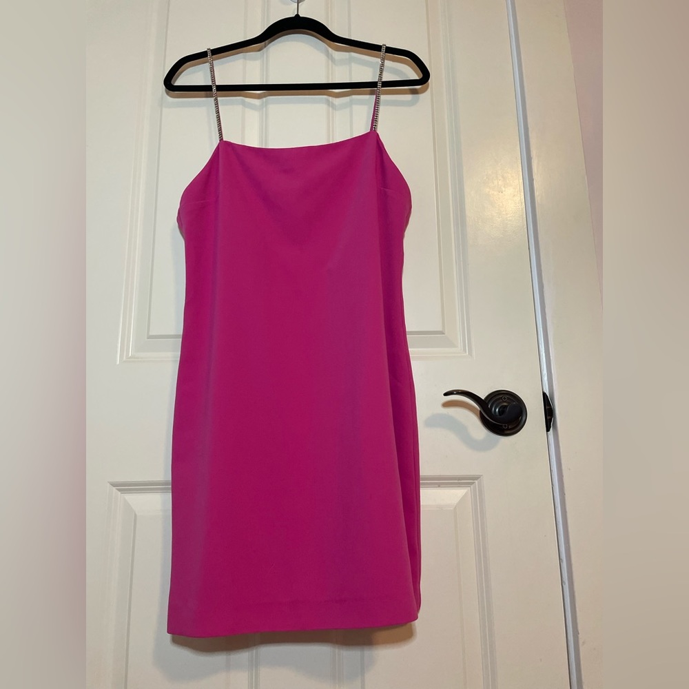 NBD hot pink mini dress